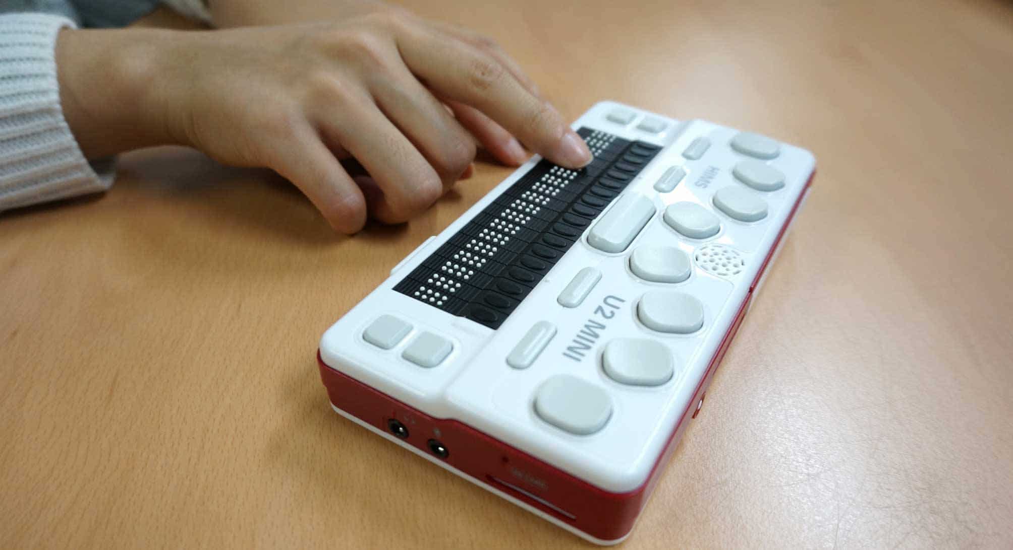 Bloc note Braille Sense U2 mini , 18 cts , clavier Perkins