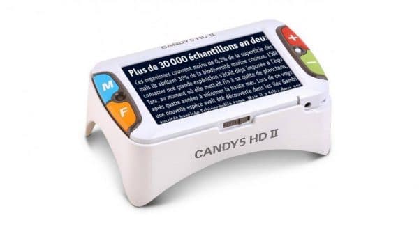 Candy 5 HD II, loupe électronique pour DMLA