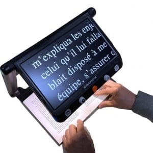 CLOVER BOOK Lite tactile, loupe électronique au format tablette