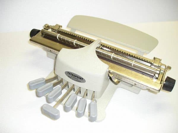 machine à écrire Braille Dactybraille