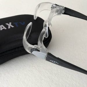 lunettes loupe Max TV et sa housse