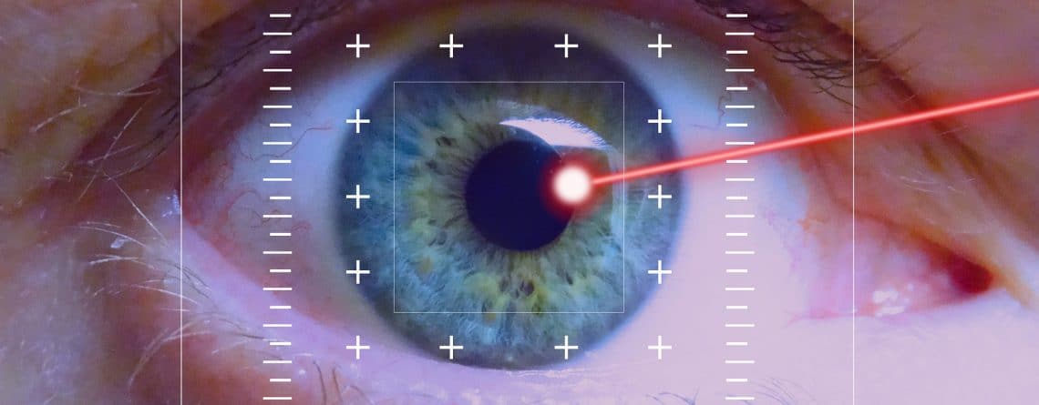 l'Opération de la maladie des yeux, le glaucome , au laser