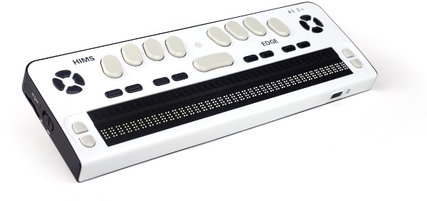 Braille Edge 40, plage Braille