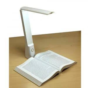 lampe maxi confort DMLA basse vision avec livre