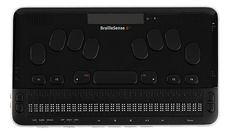 BrailleSense 6, Bloc notes 32 cts, Perkins et android 10