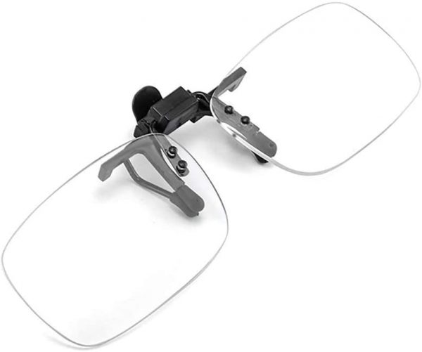 clip loupe lunette pour DMLA légère