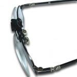 clip loupe lunettes abaissé sur lunettes