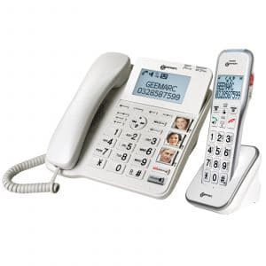 COMBINÉ TÉLÉPHONE grosses touches amplidect Geemarc 595