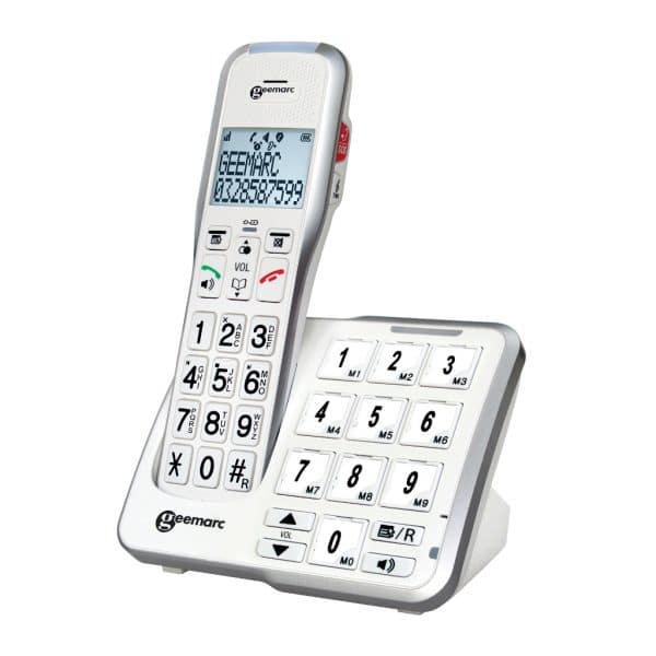 Téléphone Senior, Rappel Du Dernier Numéro Avec Fil, Gros Bouton