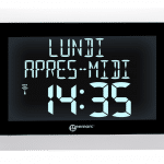 Grande horloge avec calendrier