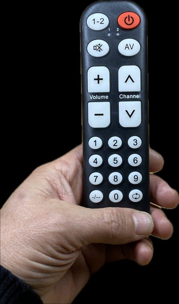 Télécommande universelle grosses touche TV10