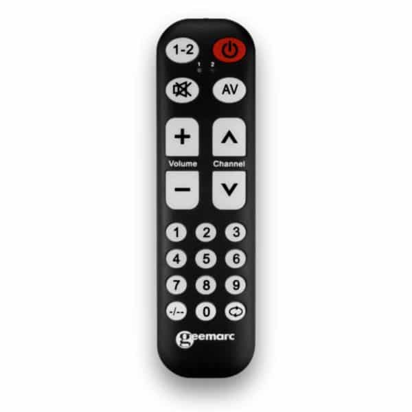 télécommande universelle pour séniors TV 10 , malvoyants, DMLA